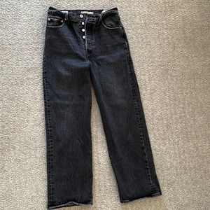 Levi Ribcage straight jeans